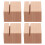 Kaarthouder van massief hout, 4x3x2 cm 1