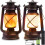Lanterna de acampamento vintage em LED com efeito de chama, 4 modos, USB 1
