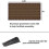 Bruin HDPE-privacyscherm van 90 cm x 3 meter 3