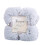 Faux Fur Throw Blanket 80 x 120 cm Grey 2