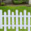 Plastic PVC Garden Fence White Decorative Hedge 4