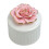Rosa Keramik-Vorratsdose mit Deckel – Handbemalter Schmuck 2