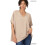 Damenbluse mit V-Ausschnitt und Dolman-Schnitt – Polyester – Kurzarm 2