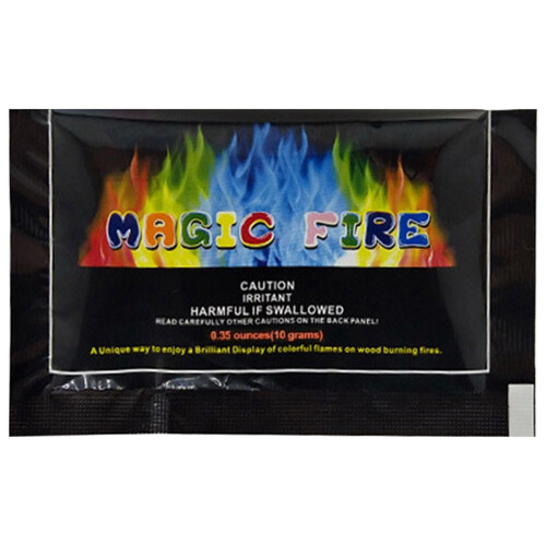 Pachete de culori Magic Flames Fire, pachet de 12, pentru șeminee pe lemne 1