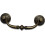Pomelli per mobili in bronzo antico, confezione da 6, interasse 108 mm 2