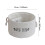 Witte ronde opvouwbare wasmand – groot 2