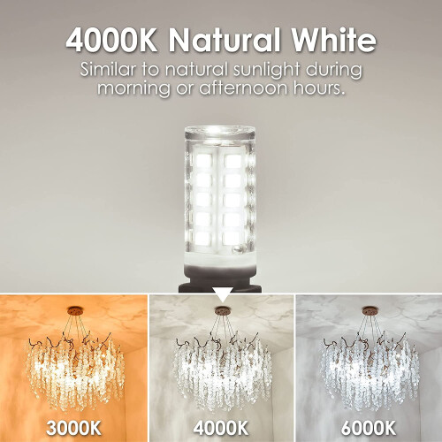 Ampoules LED G9 à intensité variable 4000K 4W 400lm (lot de 6) 2