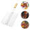Grille de barbecue en acier inoxydable 43 x 23 cm 2