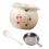 Premium Ceramic Condiment Vessel With Double- Cherrys  lard jar 1