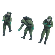 Miniaturfigur im Maßstab 1:64. Realistisches-Grün