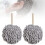 Boules de serviettes en chenille bleues (lot de 2) 1