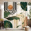 Grönt Boho Duschdraperi 60x72 tum Polyester 1