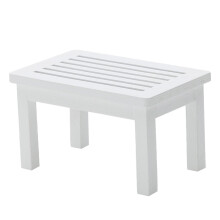 Worgeous hollow side table decorative tea table 1 pc white