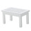 Worgeous hollow side table decorative tea table 1 pc white 1