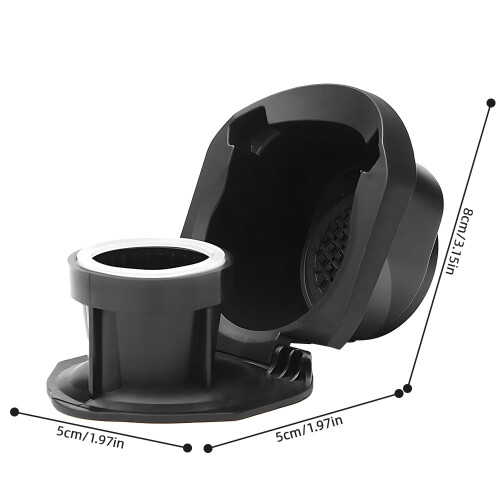 Wiederverwendbarer Dolce Gusto Kaffeepad-Adapter mit Löffel und Bürste