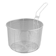Ronde frituurmand van roestvrij staal, 17,5 cm