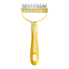 Brosse de démêlage en acier inoxydable pour chiens et chats