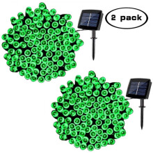Solar lichtslinger 22 meter, 200 LED's, 2 stuks