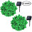 Solar lichtslinger 22 meter, 200 LED's, 2 stuks 1