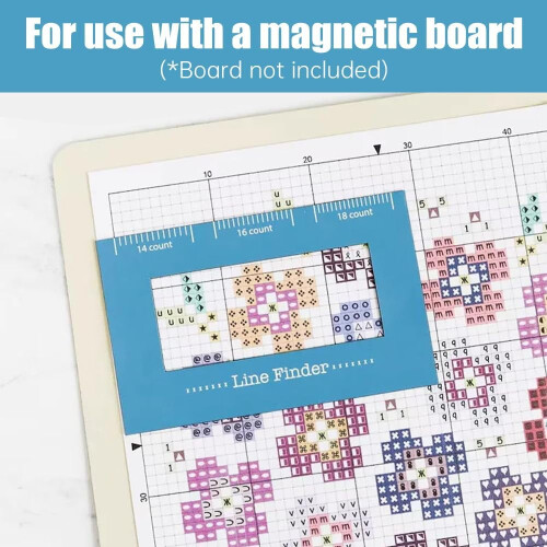 Set di 3 pezzi con guida magnetica per punto croce 2