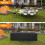 Funda rectangular para mesa de patio Oxford 210D de 70x70x70 cm. 4