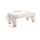 Tabouret de toilette réglable blanc 2