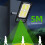 Proiector solar cu senzor de mișcare, 3 moduri, IP65 4