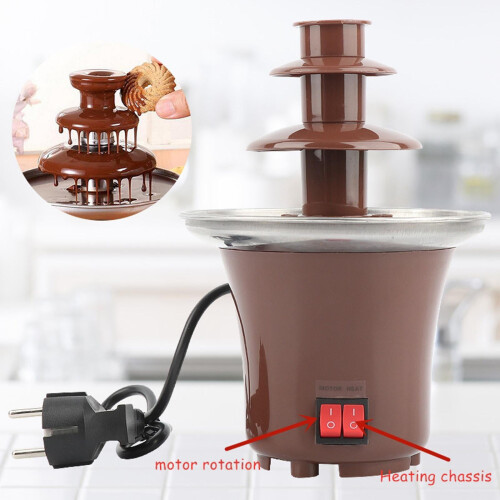3-Tier Chocolate Fondue Fountain Machine 2