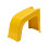 Ergonomic Pedicure Stool Non-Slip Yellow 1pc 2
