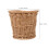 Beige kudottu rottinkiroskakori 20 cm 2