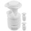 Robinet distributeur d'eau - Blanc, plastique, hauteur 3,5 cm 1
