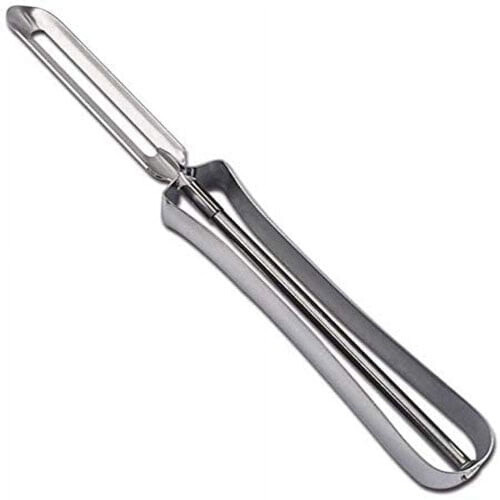 Gemüseschäler aus Edelstahl, drehbar, 1 Stück