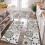 Σετ χαλιών κουζίνας Boho Farmhouse 3 τεμαχίων, αντιολισθητικά 1