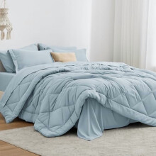 Ensemble de couette 7 pièces pour lit king size, doux et léger