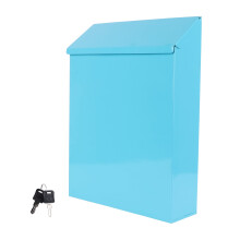Boîte aux lettres rétro en métal pour usage extérieur – 29,5 x 22 x 6,5