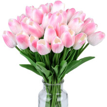 15 db 35 cm-es műtulipán selyemvirág