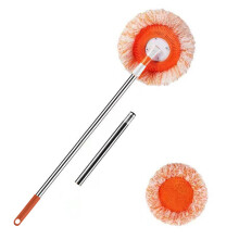 Balai-serpillère rotatif circulaire avec tête en tissu corail – 1 unité
