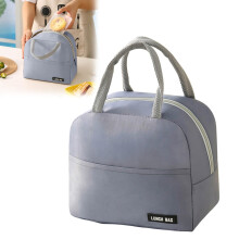 Sac à lunch isotherme 23 x 17 x 21 cm avec poignée renforcée