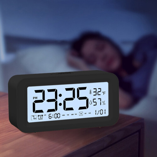Réveil LED pour gros dormeurs – Grand écran,