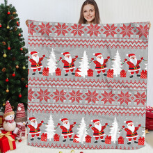 Couverture polaire de Noël – Douce, légère et chaude
