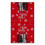 Lot de 4 serviettes décoratives sapin de Noël 1