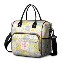 Sac à lunch isotherme à motif floral pour femme – 11 L, étanche