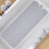 Tapis de baignoire antidérapant gris extra long avec ventouses 1