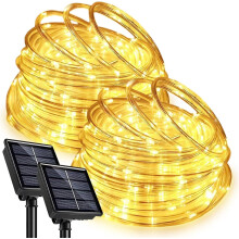 Solar Rope Lights 39FT 100LED IP65 Waterproof Warm White