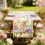 Påskehare og egg-bordløper 180x33cm polyester 1