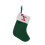 Mini-Weihnachtsstrumpf mit Initialen, gestrickt, 18 cm 1