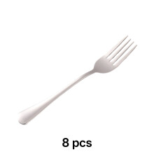 Stainless Steel Dinner Forks 17.5 x 2.4 cm (8 pcs)