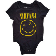 Nirvana Yellow Grunge Smile Baby Grow