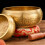 Prayer Bowl Brass Texture Suitable for Sound Healing-11cm 7