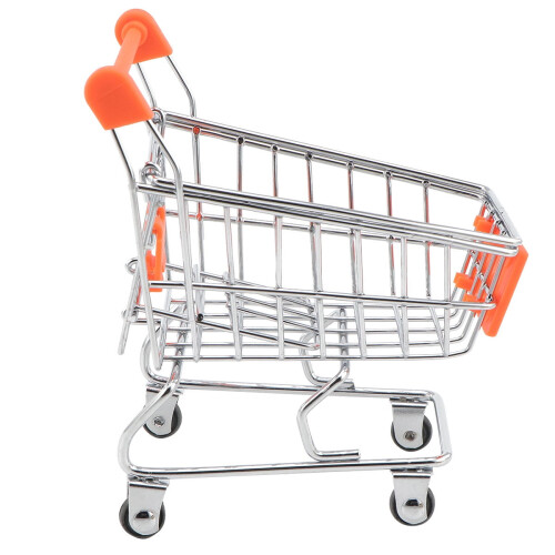 Mini chariot de courses pour enfants – Accessoire de bureau en fer